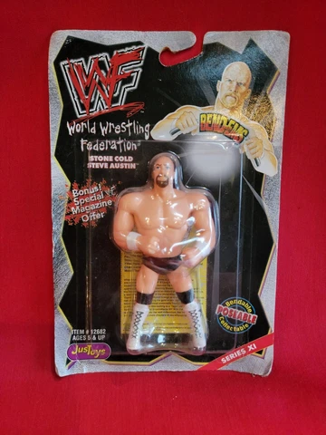 Sealed WWF Series XI "Stone Cold Steve Austin" Bend-Ems by Just Toys 1999 Cover