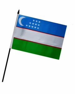 Usbekistan Handflagge (9" x 6") - Bild 1 von 3