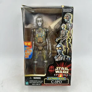 Star Wars Episode 1 C3PO Electronic Talking Figure 12" Hasbro 1999 New Old Stock - Picture 1 of 11