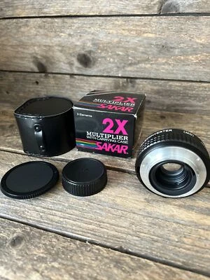 SAKAR MC 2X MX / AF, JAPAN, TELE CONVERTER FOR MINOLTA AF, with CAPS; GREAT! - Image 1 of 4