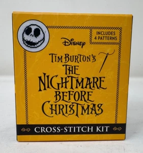 Disney Tim Burton's the Nightmare Before Christmas Cross-Stitch Kit NIB - Imagen 1 de 3