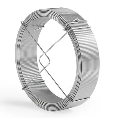 Wiltec Filo di acciaio zincato Ø 1,8 mm x 50 m Filo di tensione per recinzione - Immagine 1 di 4