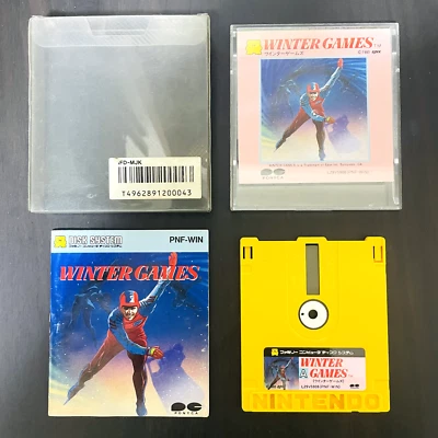 Winter Games Nintendo Famicom Disk System Ponyca 1985 Japanese Version Sports - Image 1 of 4