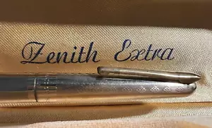 Zenith Stift Kugel Extra Vergoldet Gold 18k By Montegrappa Schreibt Vintage - Bild 1 von 18