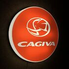 CAGIVA MOTORRAD LED BELEUCHTETES LICHTSIGNAL LOGO GARAGE VINTAGE MITO RAPTOR