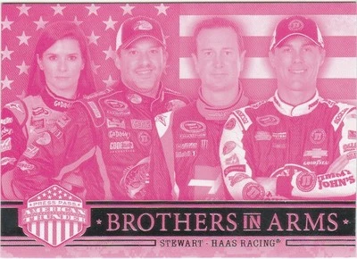 2014 Press Pass American Thunder Magenta #50 Patrick Stewart Busch Harvick - Image 1 of 2