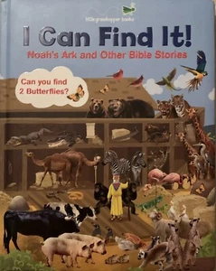 I Can Find It Noah’s Ark And Other Bible Stories Big Board Book 1st Edition GOOD - Picture 1 of 15