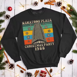 Nakatomi Plaza Christmas Party Jumper Mens and Womens Sweatshirts #MC - Picture 1 of 29