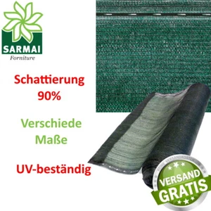 Sichtschutz Windschutz Schatten Netz GRÜN Schattierung 90% Tennis Zaunblende - Bild 1 von 5