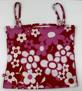 Billabong Pink & White Floral Beach Skirt Set Removable Straps Funky Retro Vibe - Picture 1 of 11