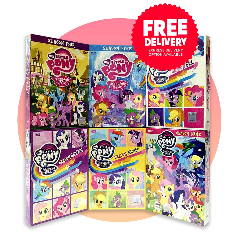 DVD MY LITTLE PONY : Friendship Is Magic Season 4-9 Boxset All Region English - Image 1 of 1