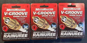 LOT X 6~Motomaster V-Groove Spark Plugs 18-3883-0 (TRS79 REV) - Foto 1 di 4