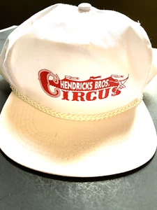 Hendricks Bros Circus Hat Cap Snap Back White Unworn - Picture 1 of 5