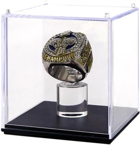 Championship Ring Display Case - 1 Slot Hole for Baseball, Softball, Football & - Picture 1 of 12