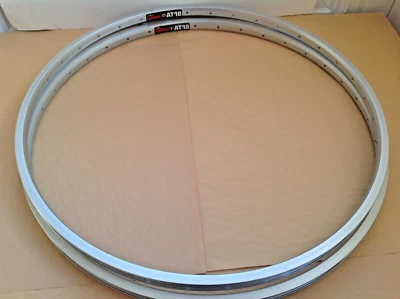 Sun Rims AT 18 700c Rims silver aluminum Schrader valve 36 hole Sunrims Clincher - Image 1 of 4