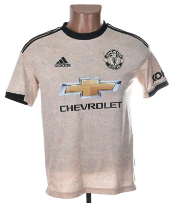 CAMISETA DE FUTBOL VISITANTE MANCHESTER UNITED 2019/2020 ADIDAS TALLA L NIÑOS Foto 1 de 4