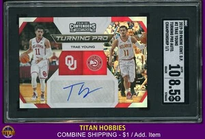 Panini Contenders Turning Pro 2019 autógrafo #2 Trae Young automático 1/1 (uno de uno) - Imagen 1 de 2