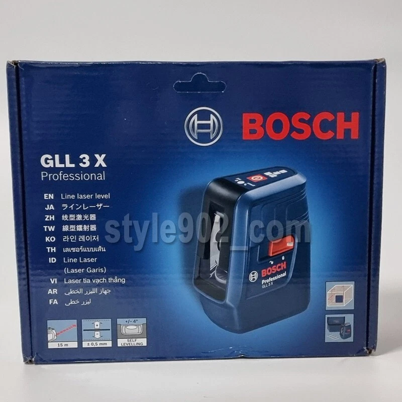 Original BOSCH Professional GLL3X Self Level Cross Line Laser GLL 3X - FedEX - Image 1 of 1