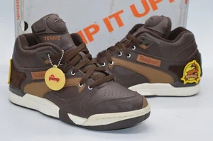 VNDS Reebok Court Victory Pump Bomber Jacket Earth/Brown/White Rare Retro sz 9 - Picture 1 of 8