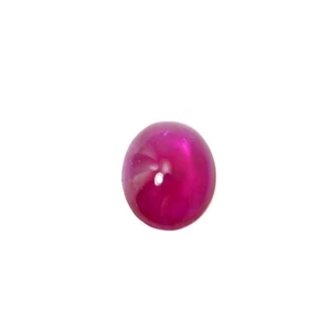 1.77 Ct Certified Natural Ruby Gemstone Cabochon Cut Heated from Myanmar - Picture 1 of 2