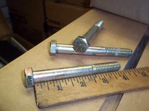 LOT  OF  3    1/2" X 4"   13 TREADS PRE INCH  GRADE 8 - Picture 1 of 1