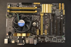 Asus H87 Plus Mainboard CPU RAM Kühler Combo Intel Core i7-4770 8GB RAM - Bild 1 von 4