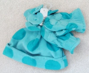 BNWT BABY GIRLS NEXT HAT & MITTS SET 1-2 YRS NEW WINTER COAT GLOVES JACKET TOP - Picture 1 of 5