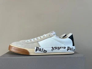 Palm Angels , New Tennis Sneakers in White/Black BNIB 44 - Picture 1 of 12