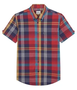 Ben Sherman Hombre'' S Talla Grande Cuadros Camisa Manga Corta 0075938 , 2XL-5XL - Imagen 1 de 18