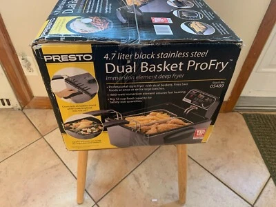Fritadeira Presto 05466 aço cesta dupla Profry - Imagem 1 de 4