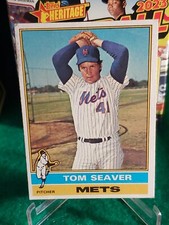 1976 Topps Mets HOF Pitcher Tom Seaver #600 New York Mets 