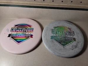 PAIR Tim Selinske U.S. Masters Rainbow Stamp foil ZONE PUTTERs (172)(173)g lot - Picture 1 of 5