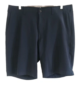 Ben Hogan Mens Mid Rise Chino Shorts Size 36 Navy Blue Golf Stretchy Lightweight - Picture 1 of 6