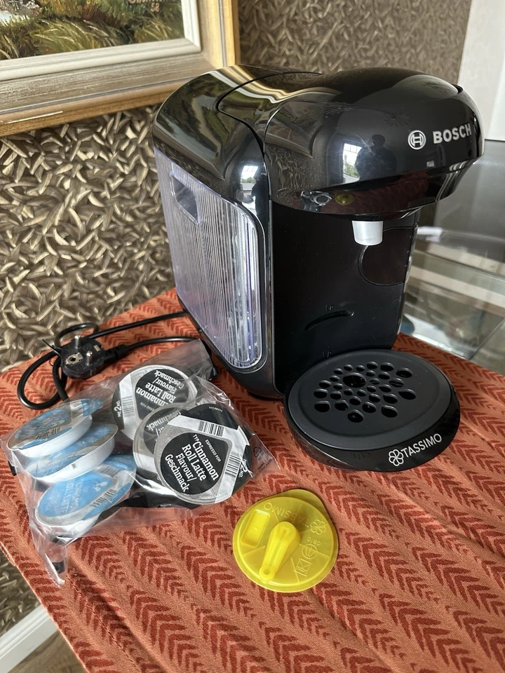 Bosch Tassimo Vivy Kaffeemaschine Schwarz Kapselmaschine Disc Sehr Gepflegt - Bild 1 von 4