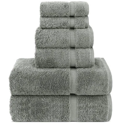 Luxury Spa and Hotel Quality Premium Cotton 6-Piece Towel Set (2 x Bath Towel... - Image 1 of 4