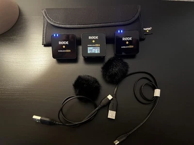 Rode Wireless Go II mit 2x Mikrofonen und 1x Empfänger - Gebraucht - Bild 1 von 2