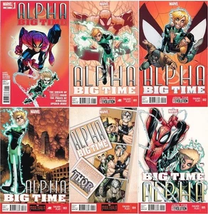 Alpha Big Time #S 0.1, 1-5 komplette Serie Marvel (2013) sehr guter Zustand/NM - Bild 1 von 7