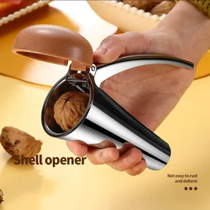Zinc Alloy Nutcracker Multifunctional Nut Shelling Tool Clip - Picture 1 of 6