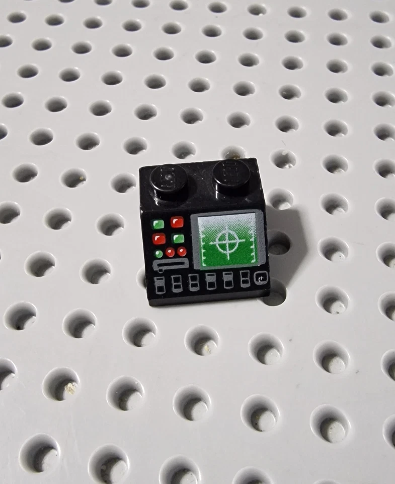 Lego Space Police Schrägstein bedruckt Schwarz 3039pb041 1913039 10191 K001 - Bild 1 von 1