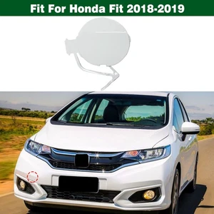 Nuevo parachoques delantero remolque gancho ojo cubierta tapa blanca para Honda Fit 2018-2019 - Imagen 1 de 16