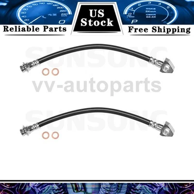 Front Brake Hydraulic Hose Sunsong 2 For 1984 1985 1986 1987 Chevrolet Corvette - Image 1 of 4