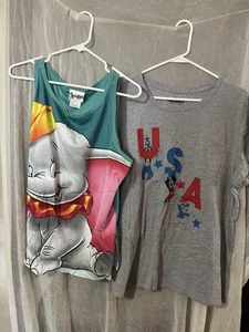 2 Camisa XXL Mujer Disney Walt Disney World Dumbo Y Mickey EE. UU. - Imagen 1 de 8
