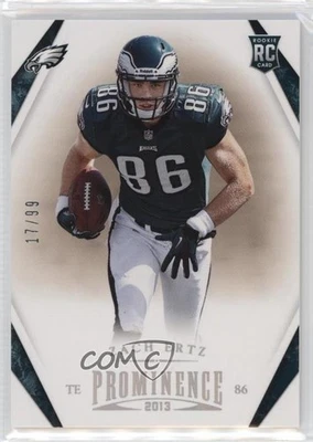 2013 Panini Prominence Platinum /99 Zach Ertz #200 Rookie RC - Image 1 of 2