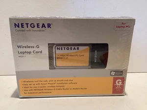 Netgear WG511 54MBPS WIRELESS LAPTOP PC KARTE (NEU & VERSIEGELT) - Bild 1 von 4