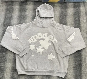 Größe XL - Sp5der Beluga Hoodie Grey Heather SS23 - Bild 1 von 6