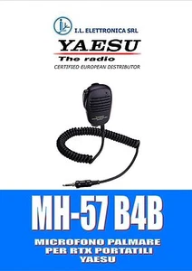 SSM-17H / MH-57 B4B YAESU MIC ALTOP DA PALMO PER RTX PORTATILI YAESU 100102 - Foto 1 di 1
