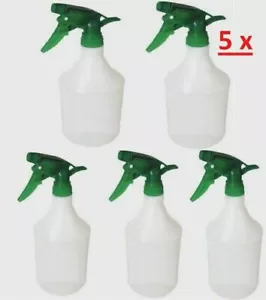 1 LITRE EMPTY TRIGGER WATER SPRAY PLASTIC BOTTLE PLANTS FLOWERS PUMP SPRAYER NEW - Picture 1 of 8