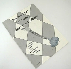 Cómo usar tu acondicionador de piso Kenmore Saturn de 14" manual del propietario Sears vintage - Imagen 1 de 3