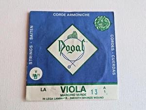 DOGAL Viola A String 13 Smooth Bronze Wound New in Packet - Picture 1 of 3