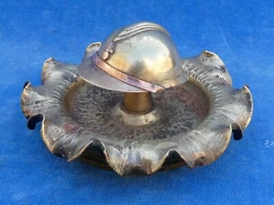 SUPERBE UNIQUE ! ART DE TRANCHEES Trench art WWI 1914 1918 - ENCRIER Inkwell - Photo 1/8